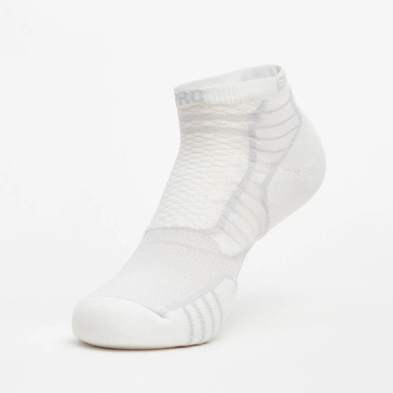 Thorlo Experia Unisex PROLITE Ultra-Light Cushion No Show Socks (White) XPT 4 Thorlo Experia Unisex PROLITE Ultra-Light Cushion No Show Socks (White) XPT - Image 2