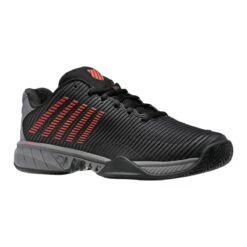 K-Swiss Hypercourt Express 2 Men's Tennis Shoe (Black/Grey/Orange) -Tennipro Store 06613 042.01