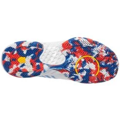 K-Swiss Hypercourt Supreme Men's Tennis Shoe (White/Classic Blue/Berry Red) -Tennipro Store 06615 166.05