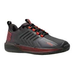 K-Swiss Ultrashot 3 Men's Tennis Shoe (Asphalt/Black/Orange) -Tennipro Store 06988 061.01