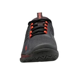 K-Swiss Ultrashot 3 Men's Tennis Shoe (Asphalt/Black/Orange) -Tennipro Store 06988 061.02