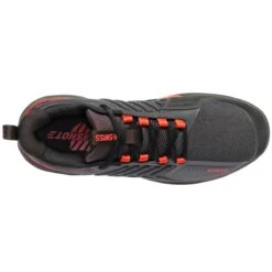K-Swiss Ultrashot 3 Men's Tennis Shoe (Asphalt/Black/Orange) -Tennipro Store 06988 061.06