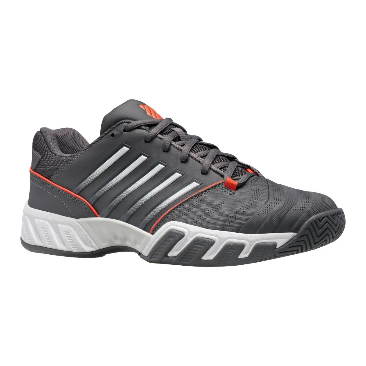 K-Swiss BigShot Light 4 Men's Tennis Shoe (Asphalt/White/Orange) 7 K-Swiss BigShot Light 4 Men's Tennis Shoe (Asphalt/White/Orange) - Image 5