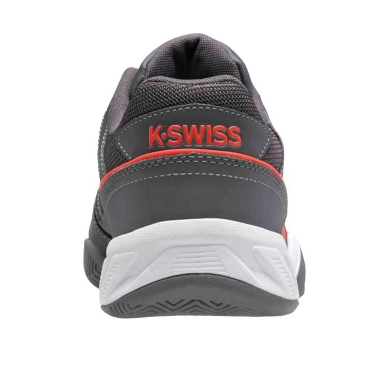 K-Swiss BigShot Light 4 Men's Tennis Shoe (Asphalt/White/Orange) 8 K-Swiss BigShot Light 4 Men's Tennis Shoe (Asphalt/White/Orange) - Image 6