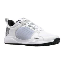 K-Swiss Ultrashot Team Men's Tennis Shoe (White/Black) -Tennipro Store 07395 174.01