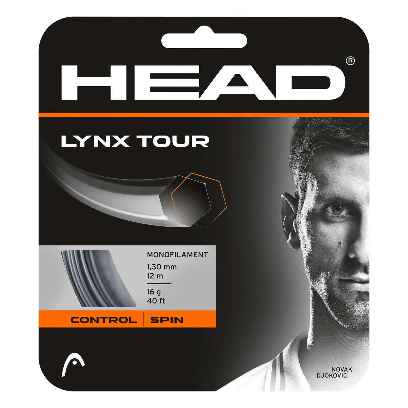 Head Lynx Tour 16/1.30 Tennis String (Grey) 3 Head Lynx Tour 16/1.30 Tennis String (Grey)