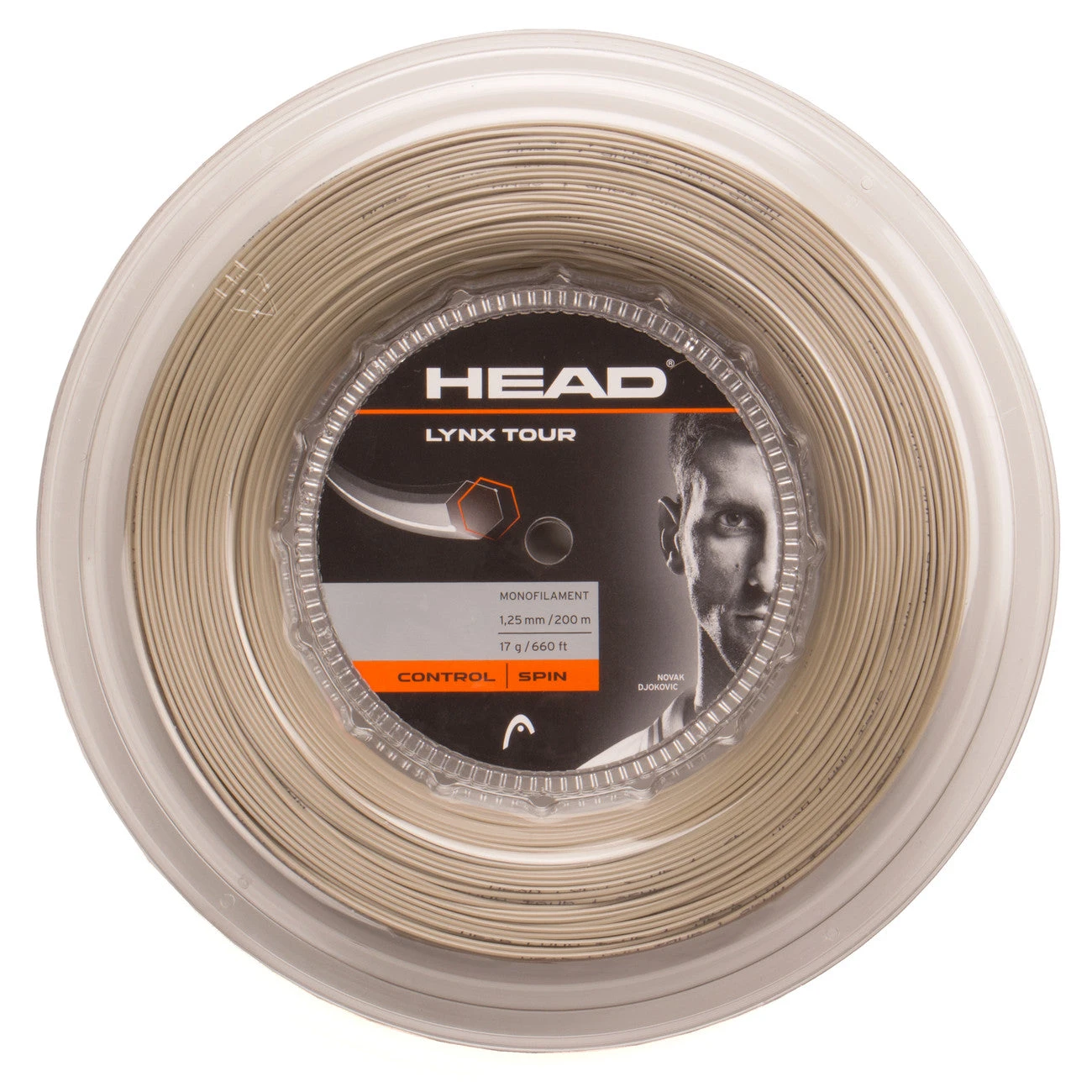 Head Lynx Tour 17 Tennis String Reel (Champagne) 3 Head Lynx Tour 17 Tennis String Reel (Champagne)