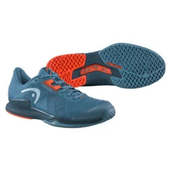 Head Sprint Pro 3.5 Men's Tennis Shoe (Blue/Orange) 9 Head Sprint Pro 3.5 Men's Tennis Shoe (Blue/Orange) -Tennipro Store 273042 SPRINTPRO3.5MENBSOR 3