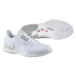 Head Sprint Pro 3.5 Women's Tennis Shoe (White/Iridescent) -Tennipro Store 274062 SPRINTPRO3.5WOMENWHIR 3