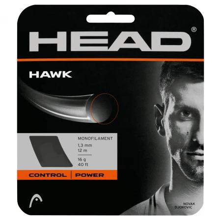 Head Hawk 16/1.30 Tennis String (Silver) 3 Head Hawk 16/1.30 Tennis String (Silver)