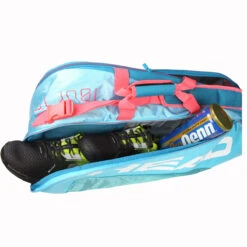 Head Tour Team Combi 6 Pack Racquet Bag (Blue/Pink) -Tennipro Store 283150BLPK 2