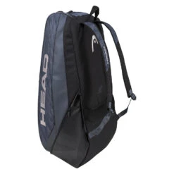 Head Djokovic Monstercombi 12 Racquet Bag (Anthracite/Black) -Tennipro Store 283242 Djokovic 12R Monster Combi 2