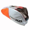Head Radical Combi 6 Pack Racquet Bag (Grey/Orange) -Tennipro Store 283521 3