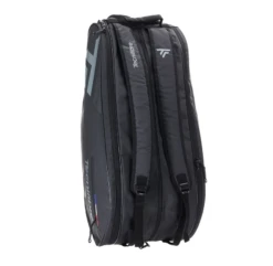 Tecnifibre Team Dry 12 Racquet Bag (Black/Silver) -Tennipro Store 3tf12dryside
