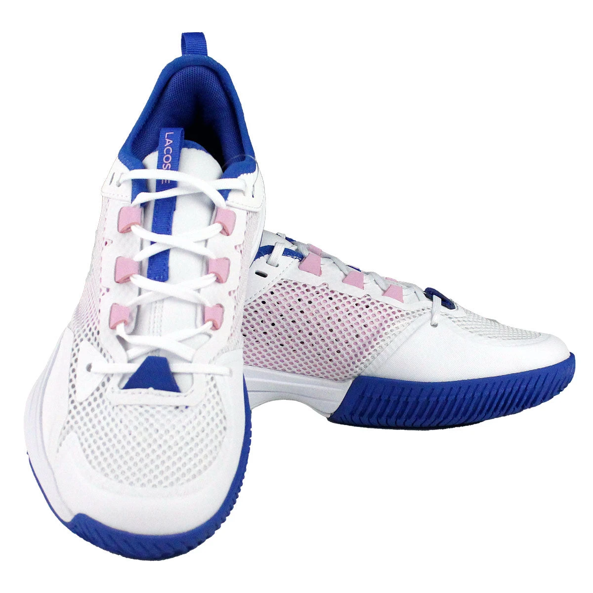 Lacoste AG-LT21 Textile Women's Tennis Shoes (White/Pink) 6 Lacoste AG-LT21 Textile Women's Tennis Shoes (White/Pink) - Image 4