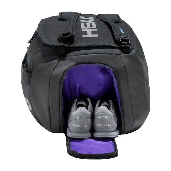 Head Gravity Duffel 6 Pack Racquet Bag (Black/Purple) 7 Head Gravity Duffel 6 Pack Racquet Bag (Black/Purple) - Image 5