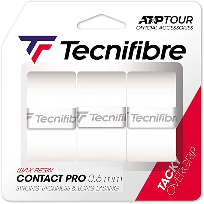 Tecnifibre ATP Pro Contact Overgrip (White) 3 Tecnifibre ATP Pro Contact Overgrip (White)
