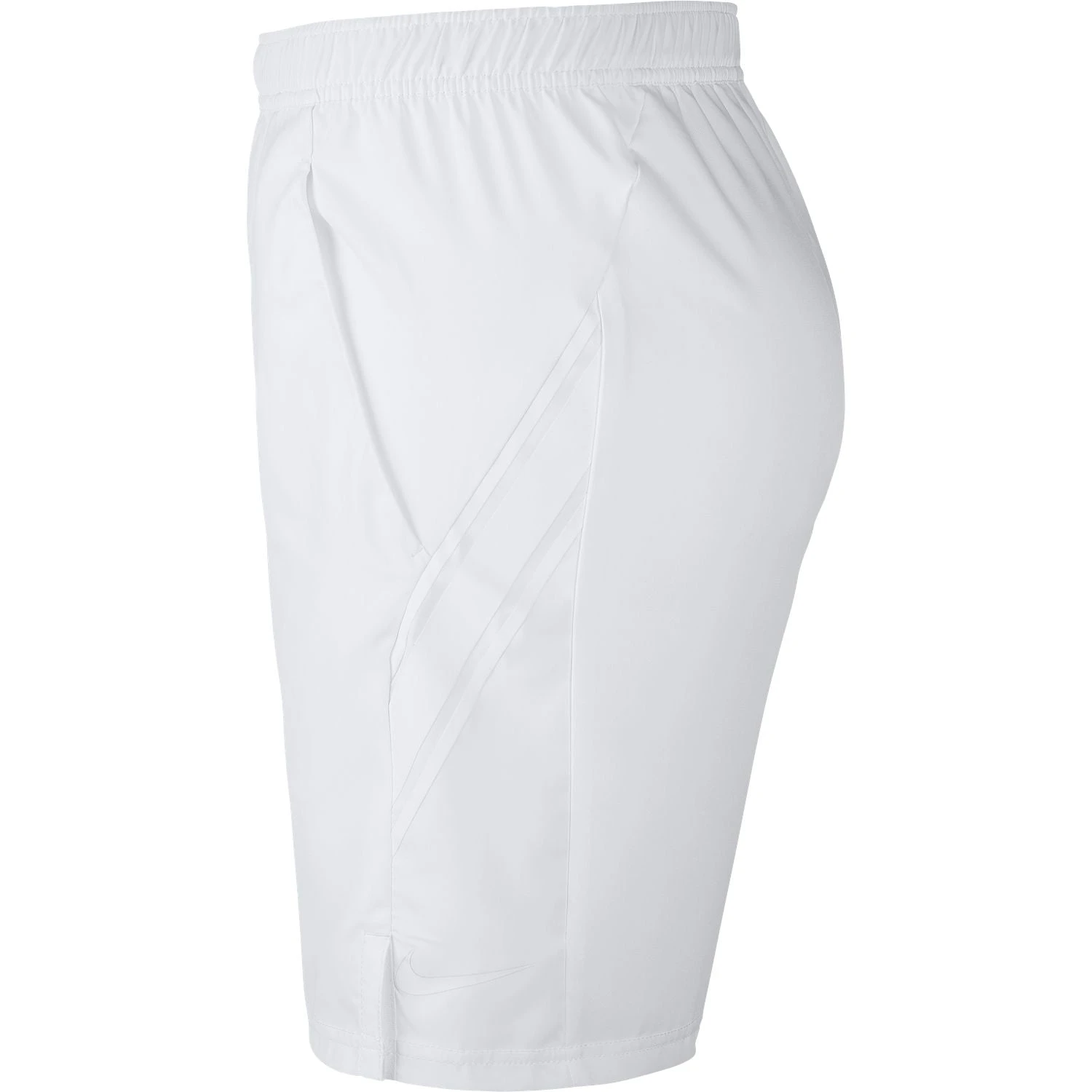 Nike Men's Dri-FIT 9 Inch Shorts (White) 5 Nike Men's Dri-FIT 9 Inch Shorts (White) - Image 3