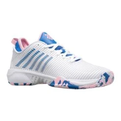 K-Swiss Hypercourt Supreme Women's Tennis Shoe (White/Star Sapphire/Orchid Pink) 14 K-Swiss Hypercourt Supreme Women's Tennis Shoe (White/Star Sapphire/Orchid Pink) -Tennipro Store 96615 969.01