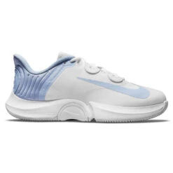 Tennipro Store 24 Nike Air Zoom GP Turbo Women's Tennis Shoe (White/Aluminum)