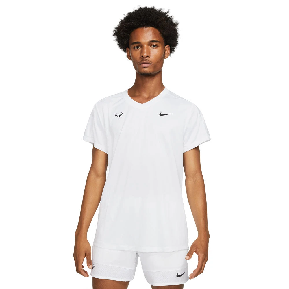 Nike Men's Rafa Dri-FIT Challenger Top (White/Black) 3 Nike Men's Rafa Dri-FIT Challenger Top (White/Black)