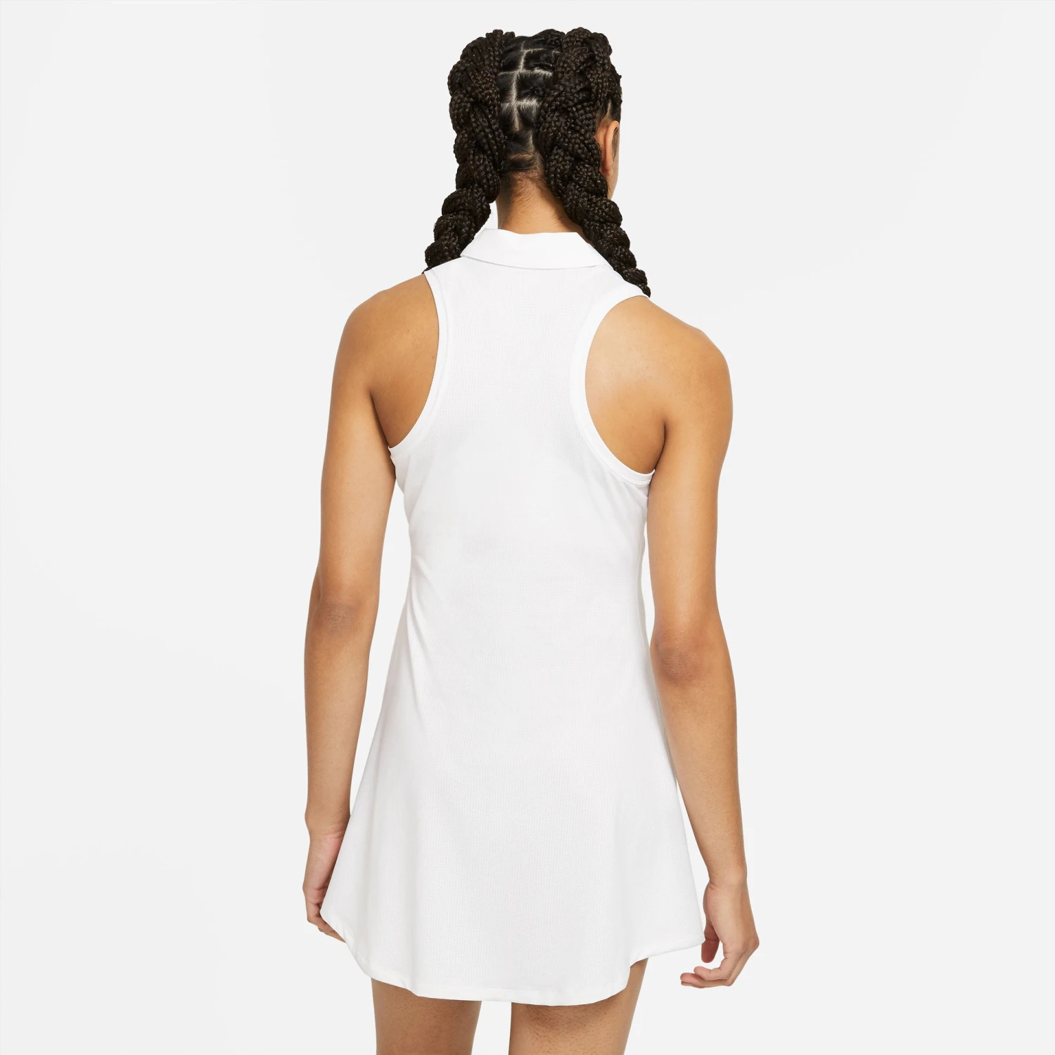 Nike Women's Victory Polo Dress (White/Black) 4 Nike Women's Victory Polo Dress (White/Black) - Image 2