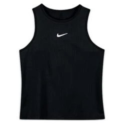 Nike Girls' Dri-FIT Victory Tank (Black/White) -Tennipro Store CV7573 010 PHSFP001 3144