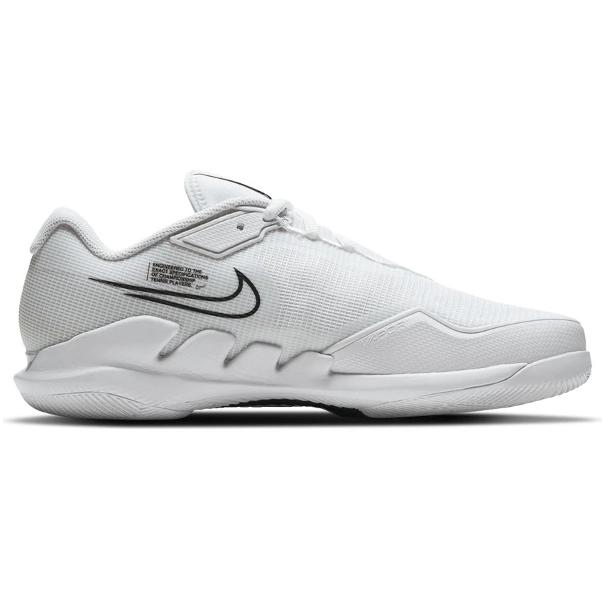 Nike Air Zoom Vapor Pro Men's Tennis Shoe (White/Black) 12 Nike Air Zoom Vapor Pro Men's Tennis Shoe (White/Black) - Image 10