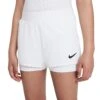 Nike Girls' Dri-FIT Victory Shorts (White/Black) -Tennipro Store DB5612 100 PHSYM001 3144