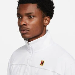 Nike Men's Core Heritage Tennis Jacket (White) -Tennipro Store DC0620 100 PHSYM001 3144