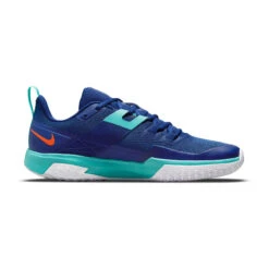 Nike Vapor Lite Men's Tennis Shoe (Blue/Turquoise/Orange/White) -Tennipro Store DC3432 414 PHSRH001 3144