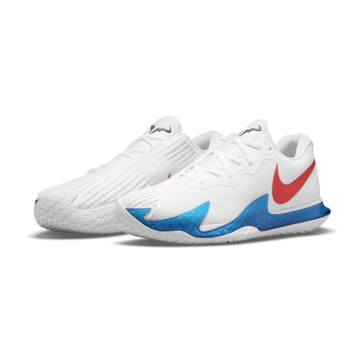 Nike Zoom Vapor Cage 4 Rafa Men's Tennis Shoe (White/Red/Blue) 8 Nike Zoom Vapor Cage 4 Rafa Men's Tennis Shoe (White/Red/Blue) - Image 6