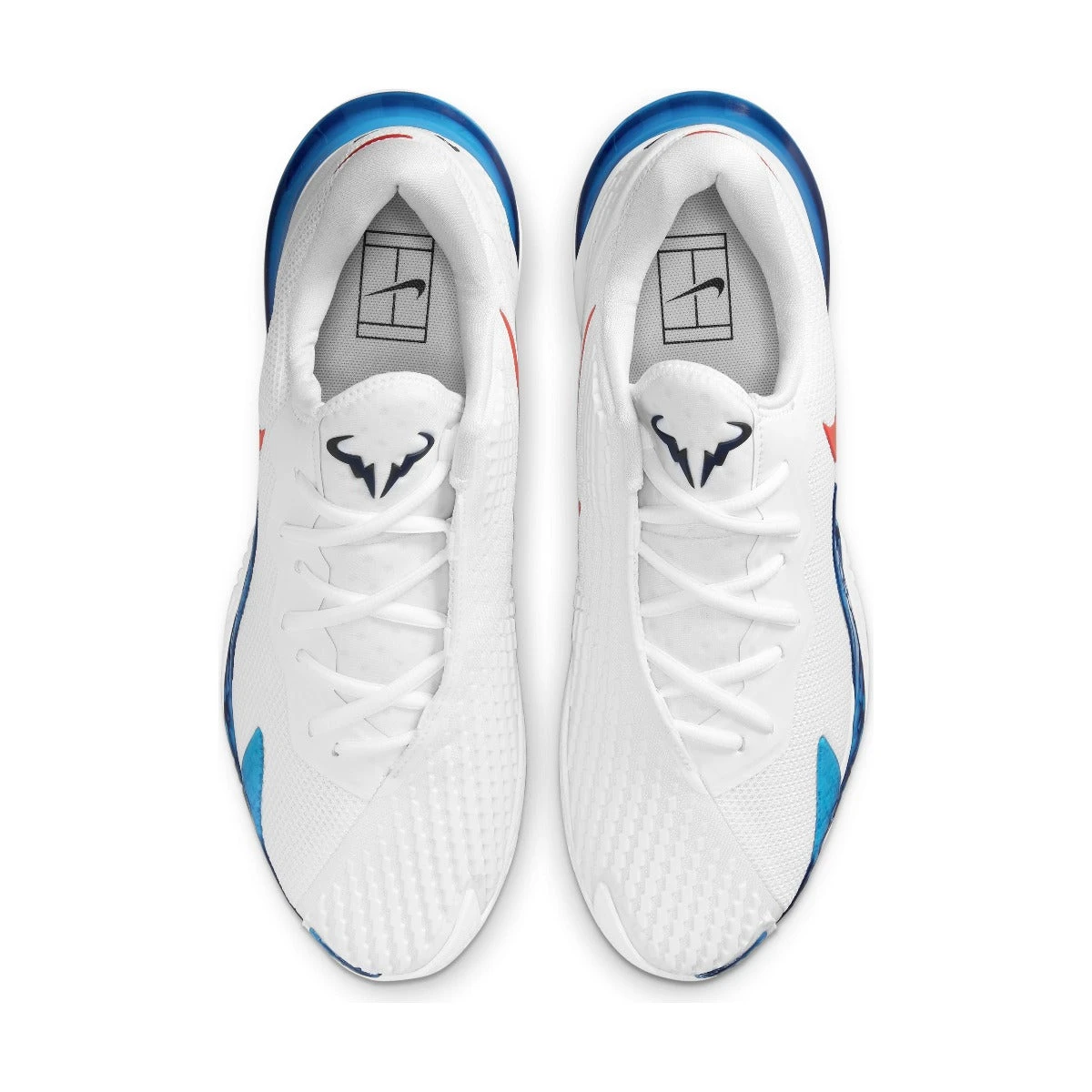Nike Zoom Vapor Cage 4 Rafa Men's Tennis Shoe (White/Red/Blue) 7 Nike Zoom Vapor Cage 4 Rafa Men's Tennis Shoe (White/Red/Blue) - Image 5