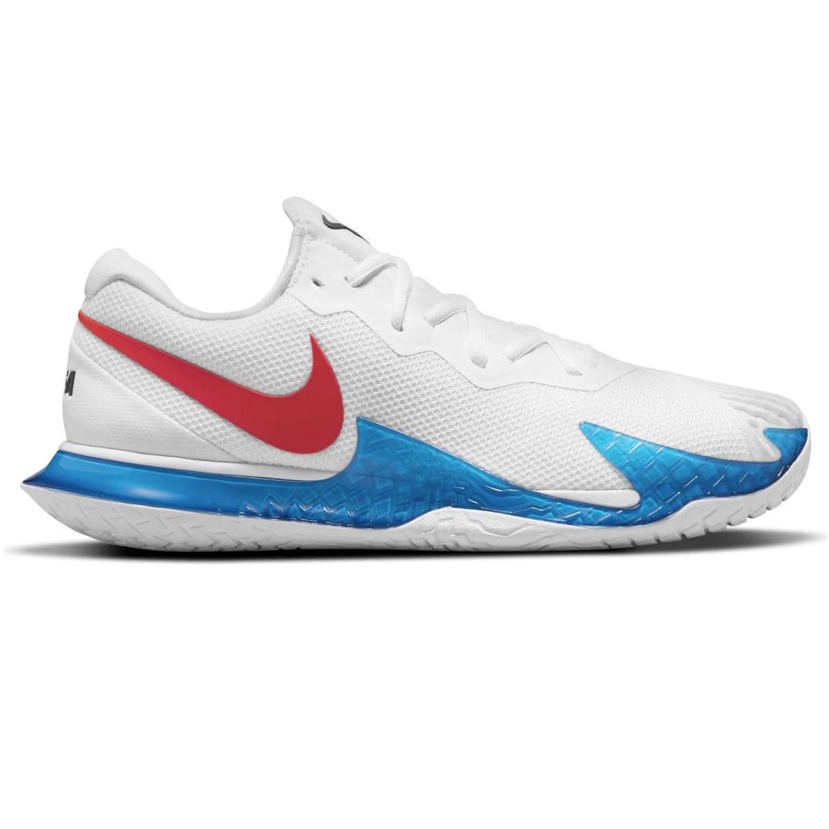 Nike Zoom Vapor Cage 4 Rafa Men's Tennis Shoe (White/Red/Blue) 3 Nike Zoom Vapor Cage 4 Rafa Men's Tennis Shoe (White/Red/Blue)