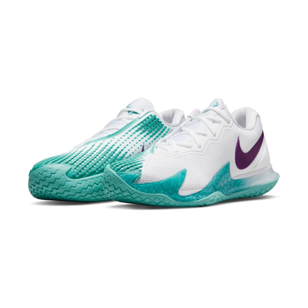 Nike Zoom Vapor Cage 4 Rafa Men's Tennis Shoe (White/Red/Teal) 8 Nike Zoom Vapor Cage 4 Rafa Men's Tennis Shoe (White/Red/Teal) - Image 6
