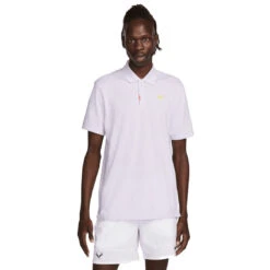 Nike Men's Dri-FIT Rafa Slim Polo (Purple/Yellow)