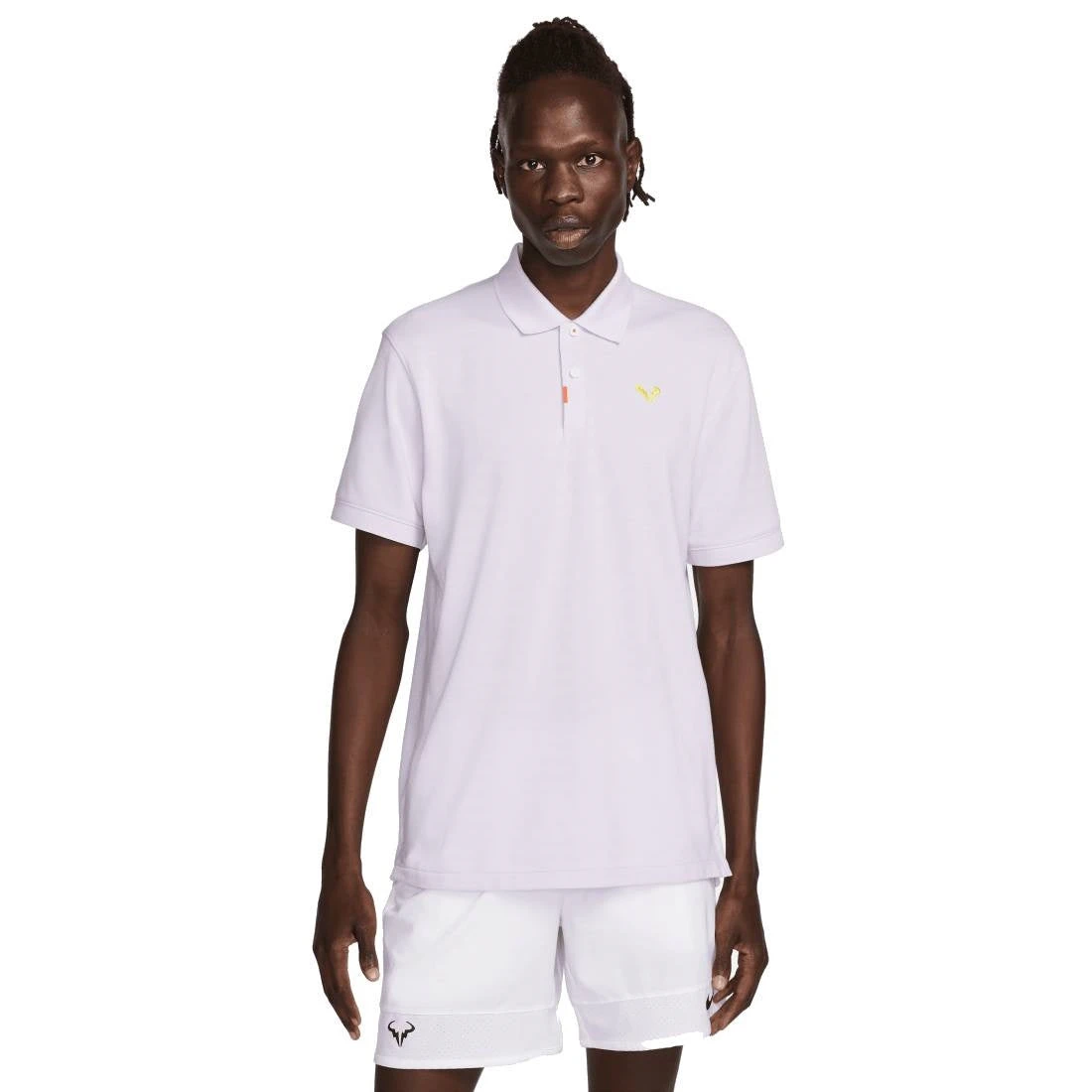 Nike Men's Dri-FIT Rafa Slim Polo (Purple/Yellow) 3 Nike Men's Dri-FIT Rafa Slim Polo (Purple/Yellow)