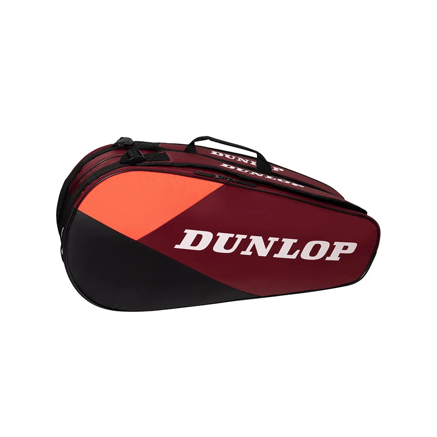 Dunlop CX Club 6 Pack Racquet Bag (Red/Black) 4 Dunlop CX Club 6 Pack Racquet Bag (Red/Black) - Image 2