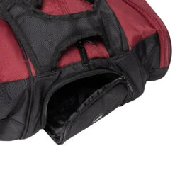 Dunlop CX Performance 12 Pack Racquet Bag (Red/Black) -Tennipro Store DS24 CX PERFORM 12RKT BLK RED 5