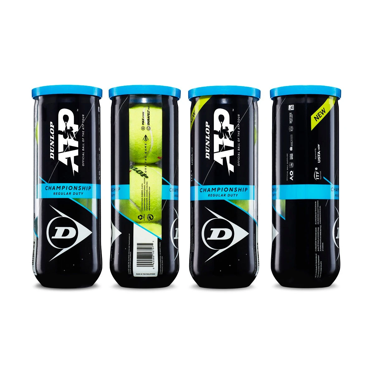 Dunlop ATP Championship Regular Duty Tennis Balls – 24 Can Case 5 Dunlop ATP Championship Regular Duty Tennis Balls – 24 Can Case - Image 3