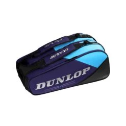 Dunlop FX Performance 8 Pack Racquet Bag (Violet/Cyan)