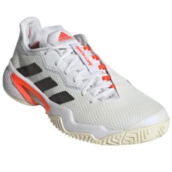 Adidas Barricade Tokyo Men's Tennis Shoe (White/Black/Solar Red) 21 Adidas Barricade Tokyo Men's Tennis Shoe (White/Black/Solar Red) -Tennipro Store FZ3935 FTW photo front lateral top white
