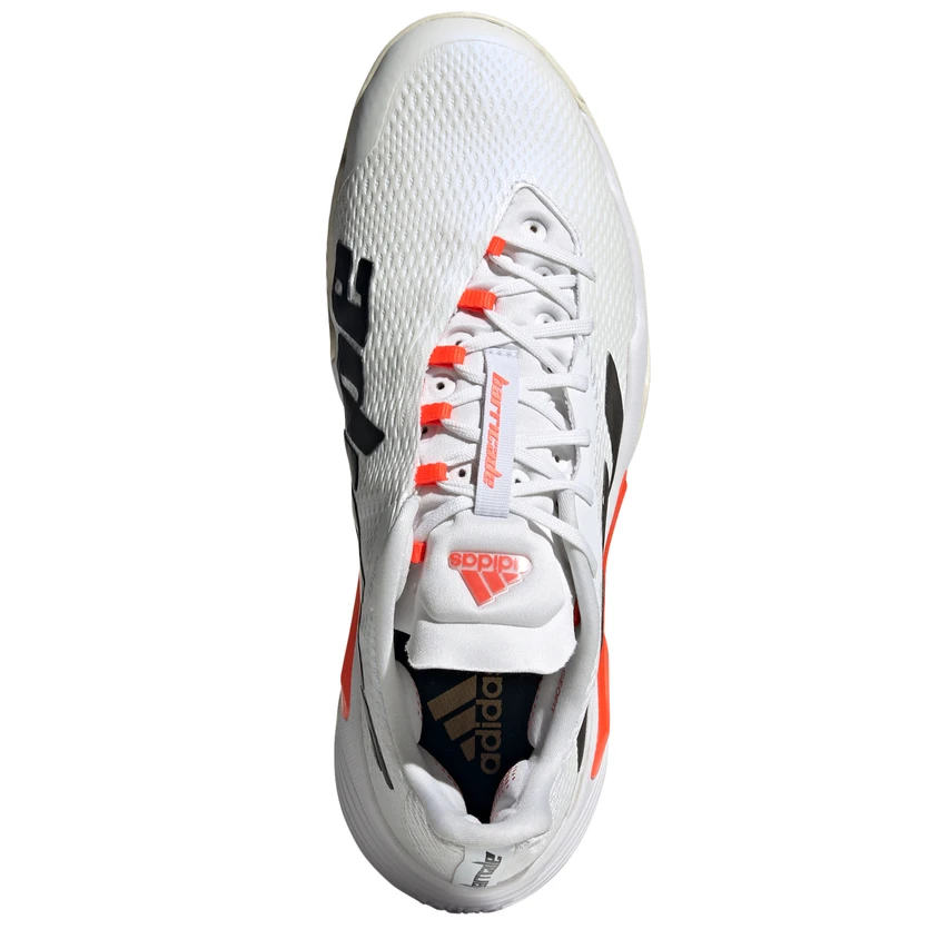 Adidas Barricade Tokyo Men's Tennis Shoe (White/Black/Solar Red) 5 Adidas Barricade Tokyo Men's Tennis Shoe (White/Black/Solar Red) - Image 3