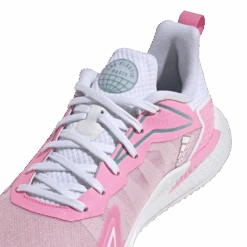 Adidas Defiant Speed Women's Tennis Shoe (Pink/White) -Tennipro Store GV9529 9 FOOTWEAR Photography DetailView2 transparent