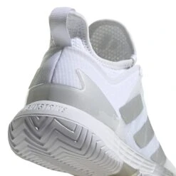 Adidas Adizero Ubersonic 4 Women's Tennis Shoe (White/Silver/Grey) 19 Adidas Adizero Ubersonic 4 Women's Tennis Shoe (White/Silver/Grey) -Tennipro Store GW2513 9 FOOTWEAR Photography DetailView2 white