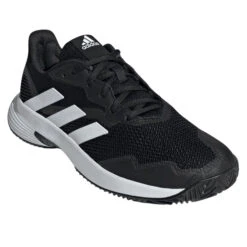 Adidas CourtJam Control Men's Tennis Shoe (Core Black/Cloud White) -Tennipro Store GW2554 6