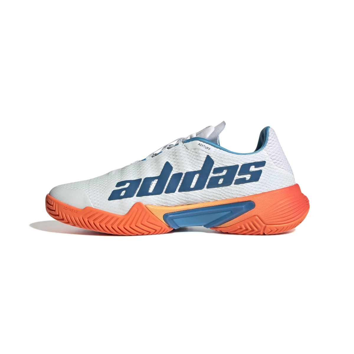 Adidas Barricade Men's Tennis Shoe (Blue/White/Orange) 4 Adidas Barricade Men's Tennis Shoe (Blue/White/Orange) - Image 2