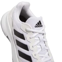 Adidas GameCourt 2 Men's Tennis Shoe (White/Black) -Tennipro Store GW2991 8 FOOTWEAR Photography DetailView1 white