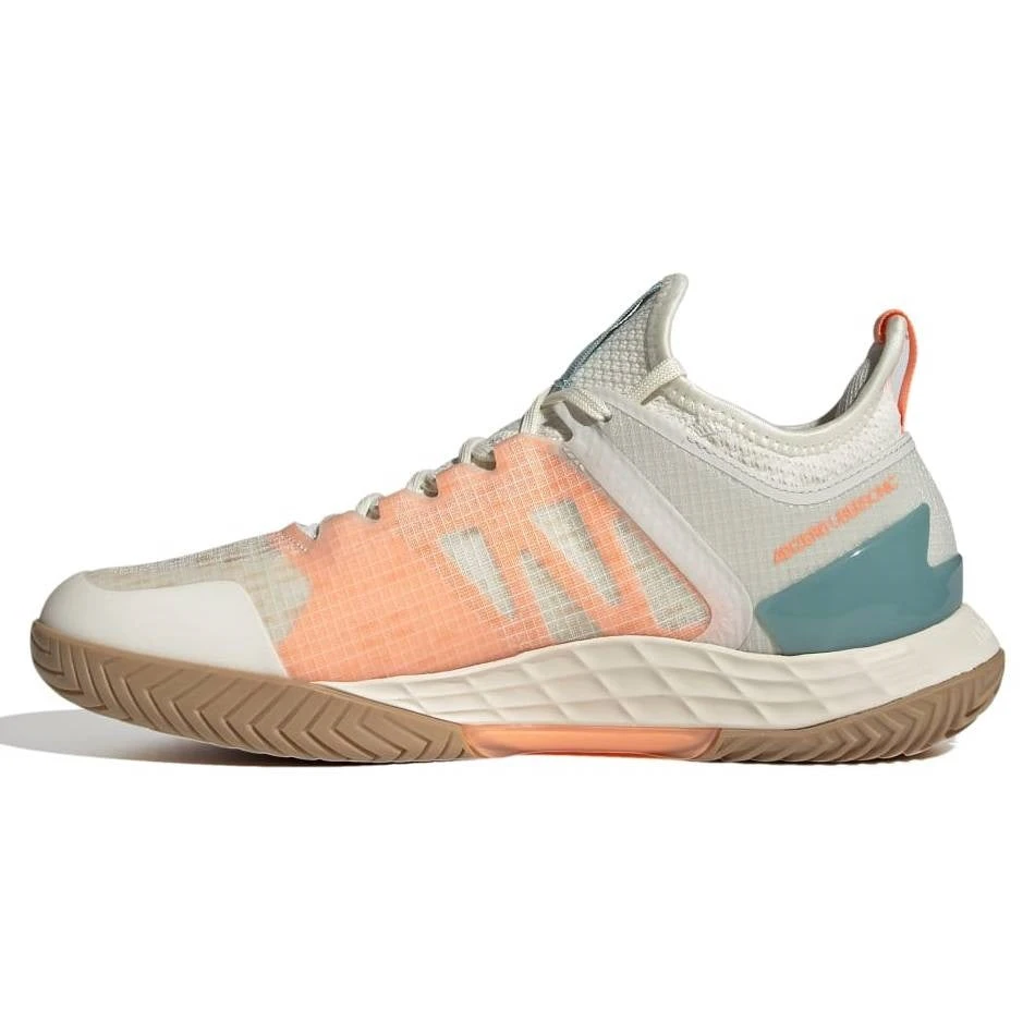 Adidas Adizero Ubersonic 4 Parley Women's Tennis Shoes (White/Beam Orange) 4 Adidas Adizero Ubersonic 4 Parley Women's Tennis Shoes (White/Beam Orange) - Image 2