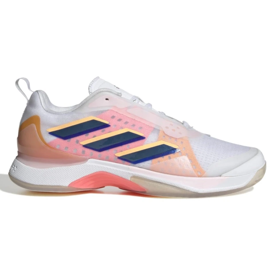 Adidas Avacourt Women's Tennis Shoe (White/Indigo/Orange) 3 Adidas Avacourt Women's Tennis Shoe (White/Indigo/Orange)